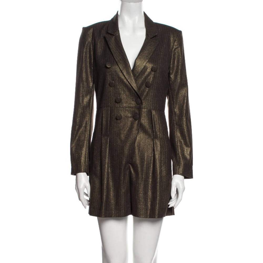Metallic romper suit